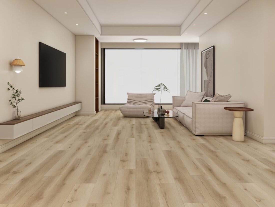 Duet LV Luxury Vinyl Mercury Mist Room Scene