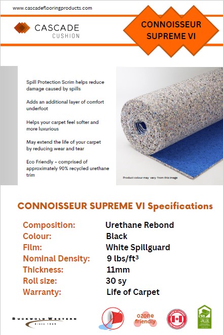 Connoisseur Supreme VI Spec Sheet