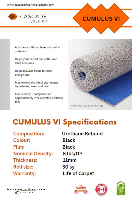 Cumulus VI Spec Sheet