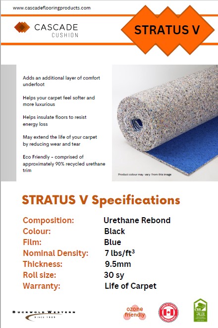 Stratus V Spec Sheet
