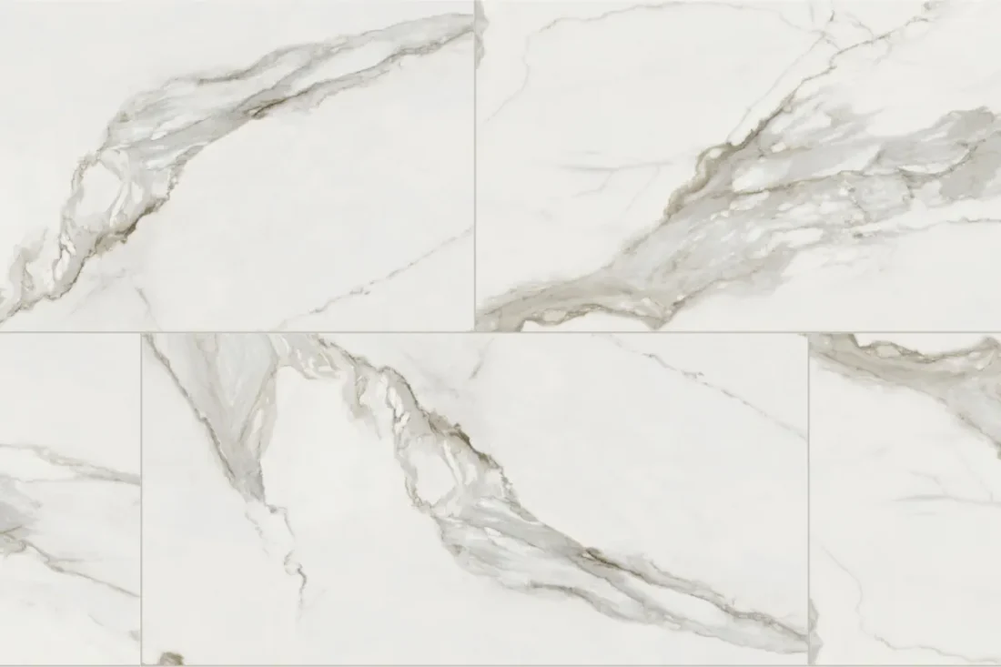 Dream Stone Cloudland Carrara Floor Swatch