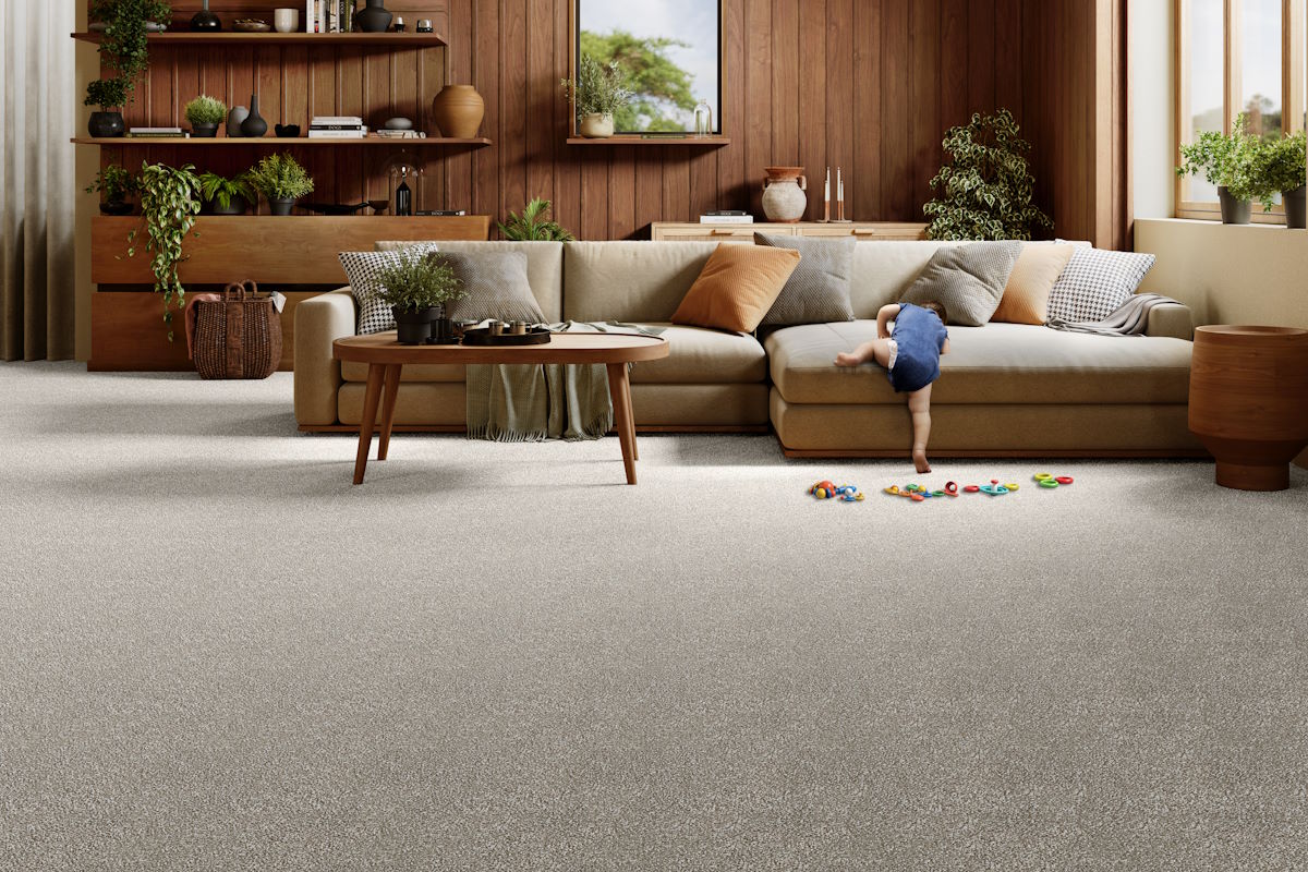 Asher Warm Birch Carpet Room Scene